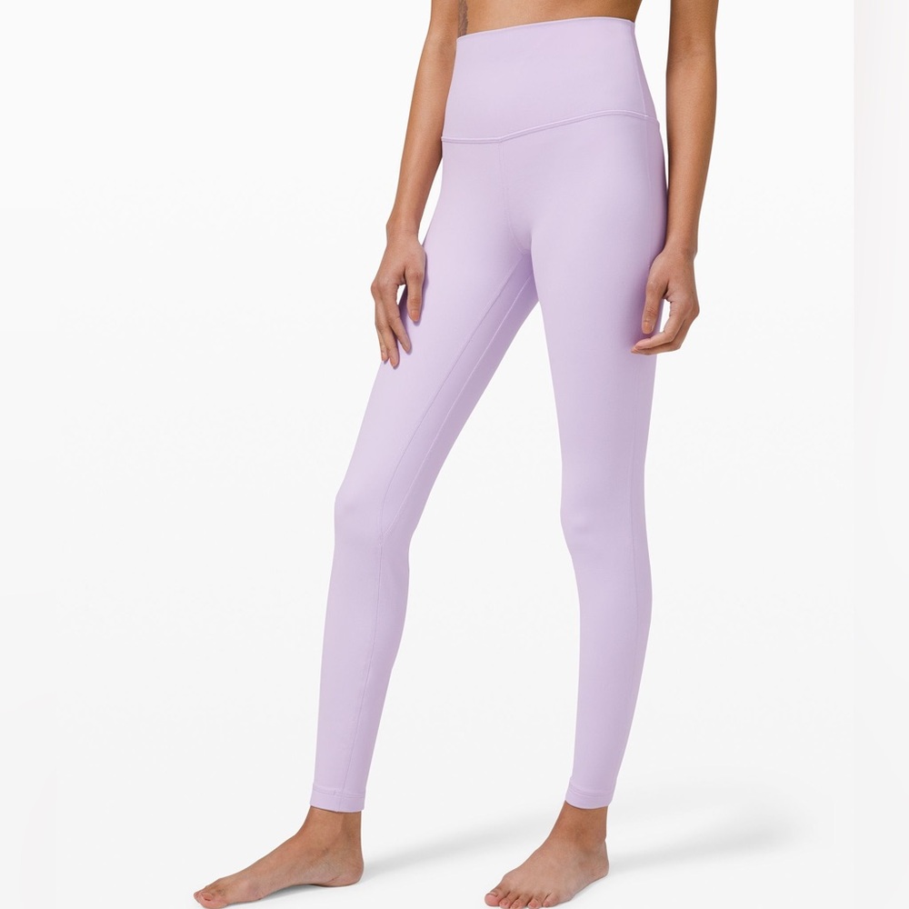 Lululemon lavender dew align leggings 28" Sz 8